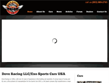 Tablet Screenshot of doveracing.net